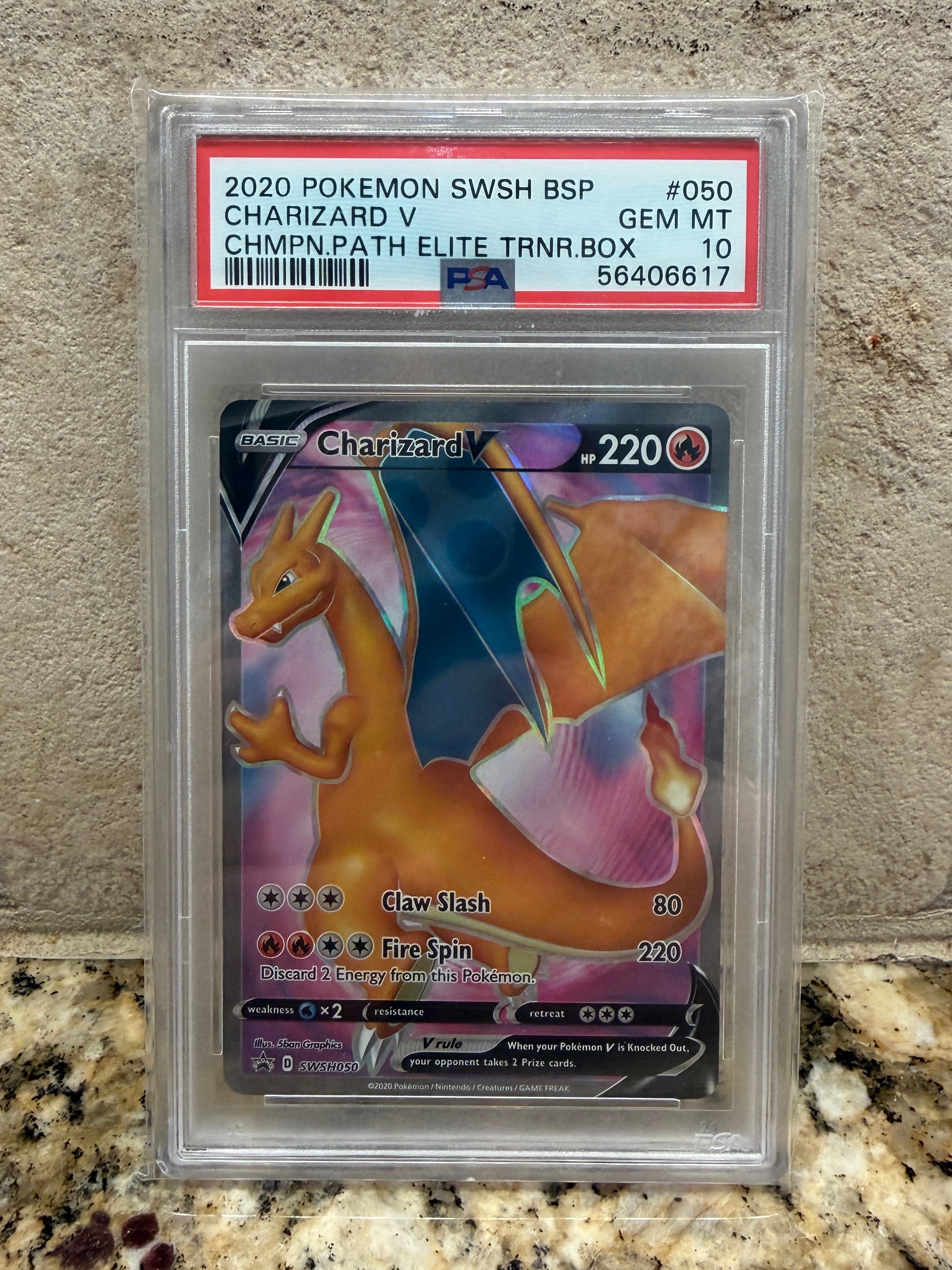 PSA Gem Mint 10 Charizard V #50