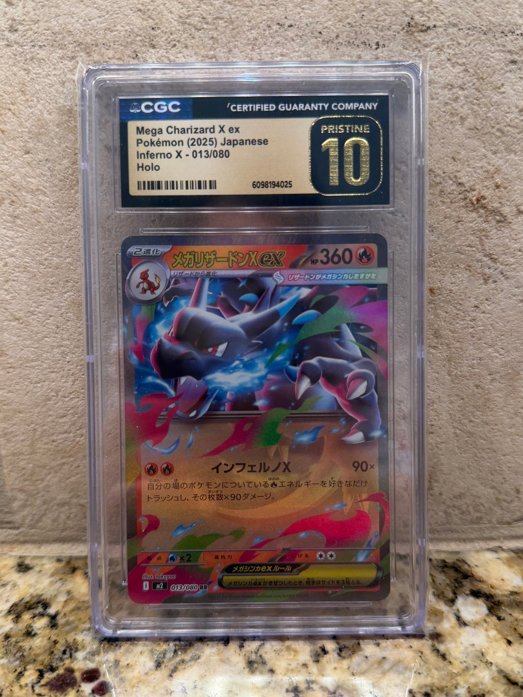 CGC Pristine 10 Mega Charizard X ex #13