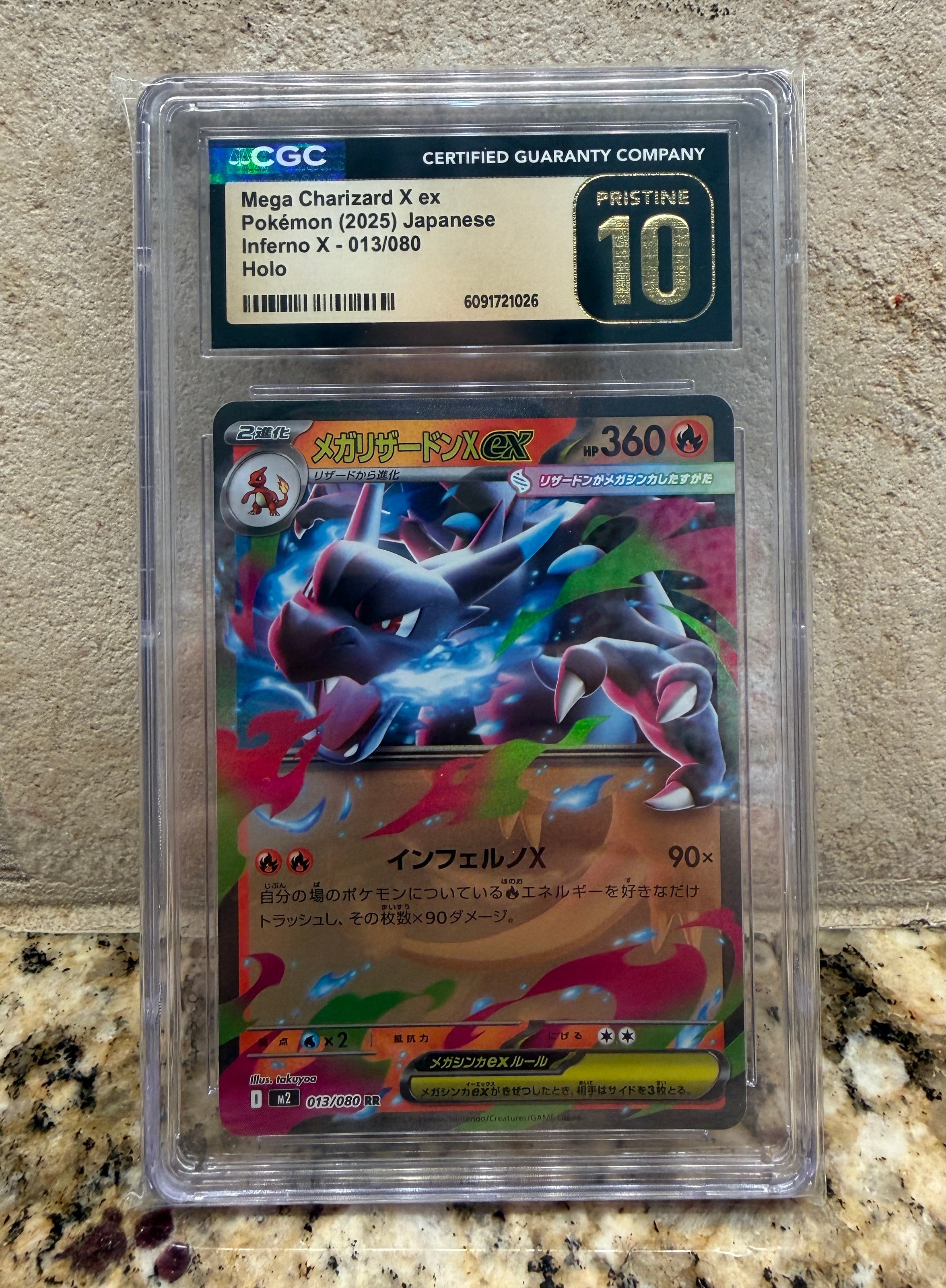 CGC Pristine 10 Mega Charizard X ex #13
