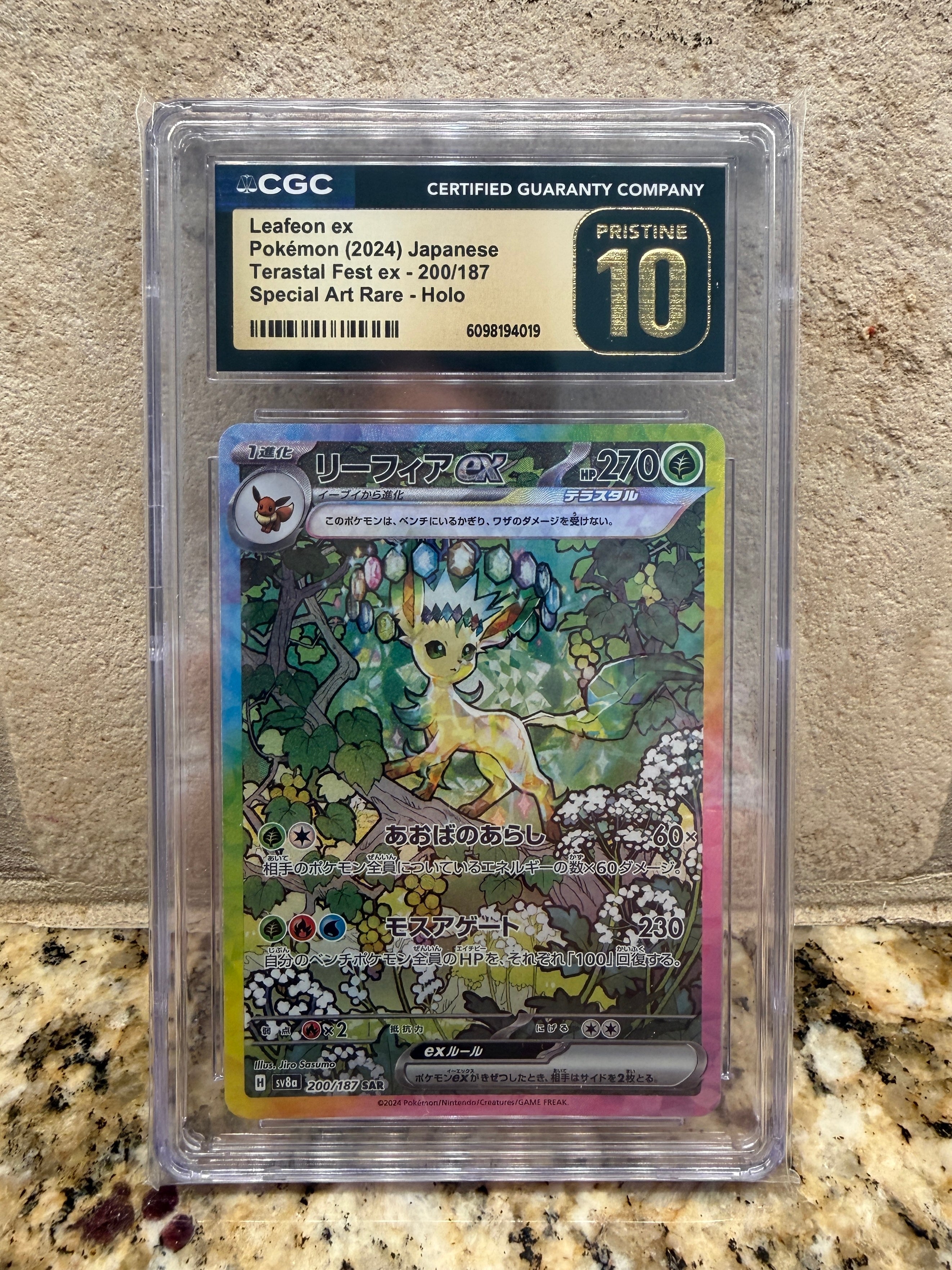 CGC Pristine 10 Leafeon ex #200