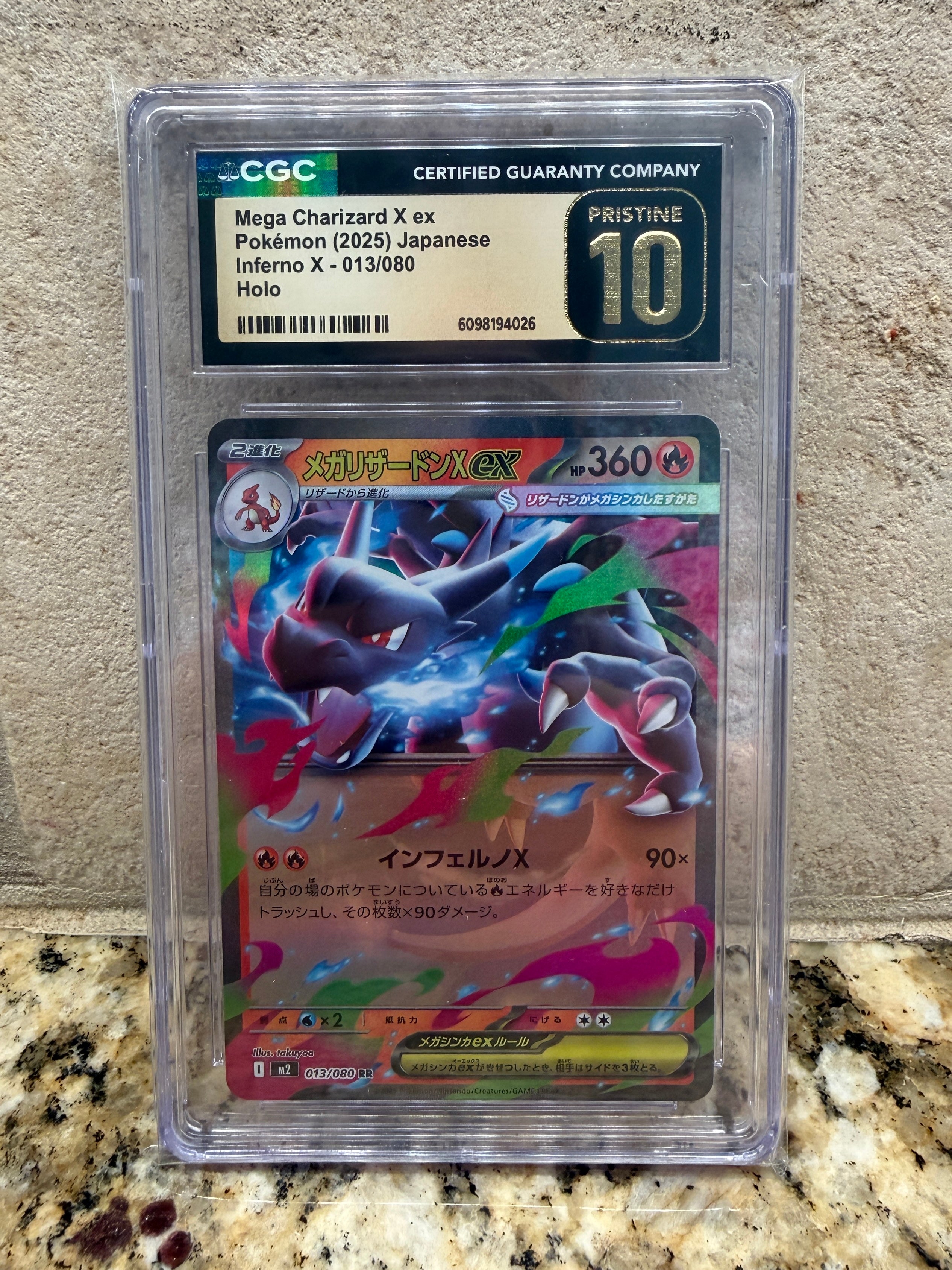 CGC Pristine 10 Mega Charizard X ex #13