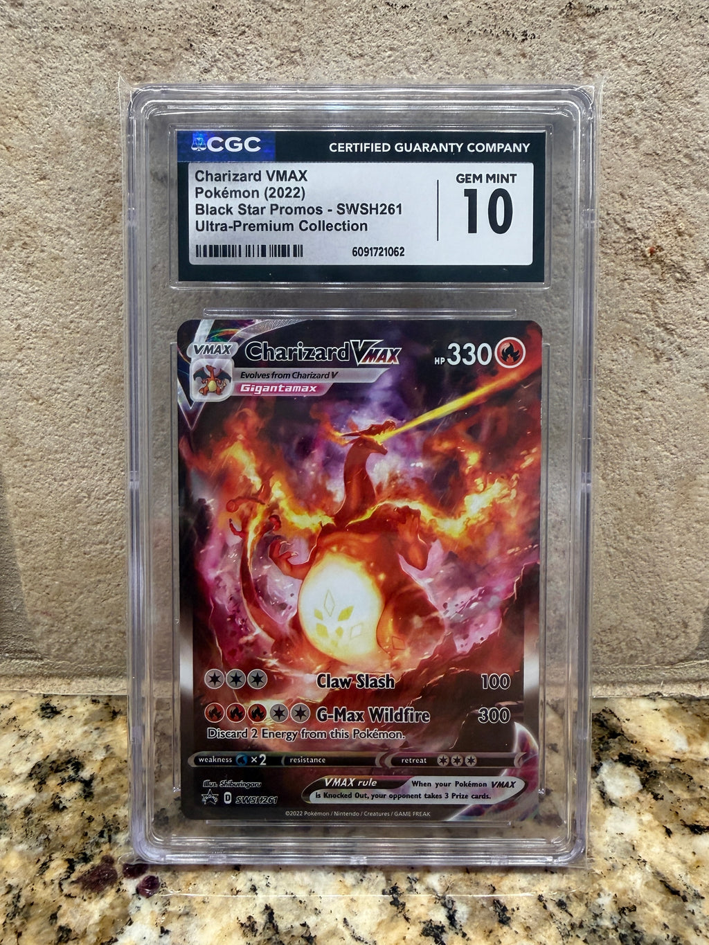 CGC Gem Mint 10 Charizard VMAX #261